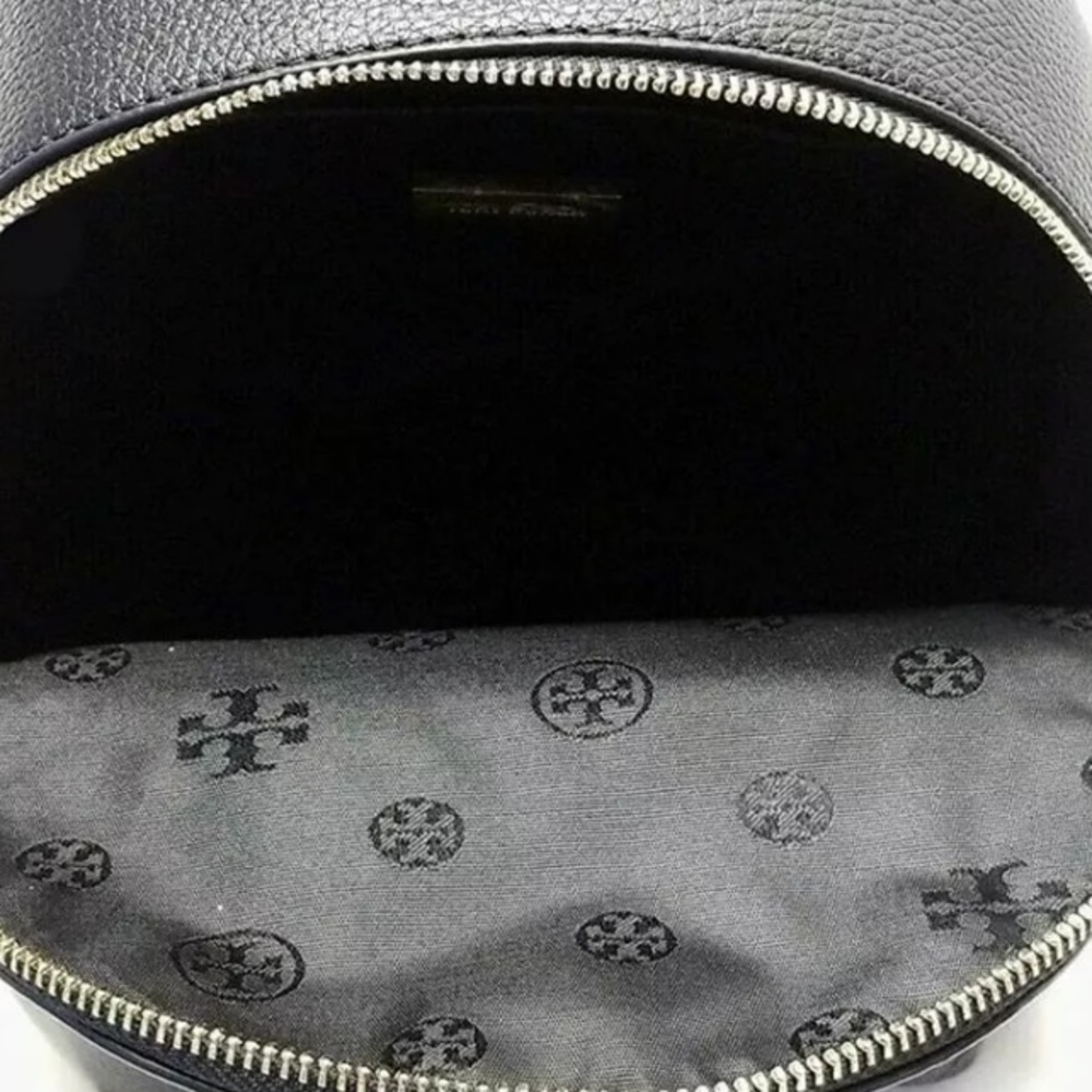NWT! Tory Burch THEA Mini Pebble Leather Backpack Black Small Size -$395 - Picture 5 of 9